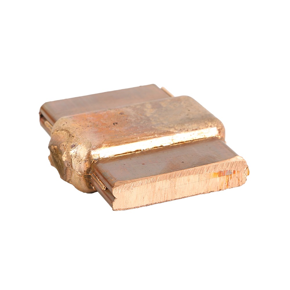 Copper row solder joint